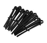 SAFIGLE Clips de Protection de Gouttière en ABS Crochets Droits 20pcs Noir pour Installation et Maintenance de Gouttières Résidentielles