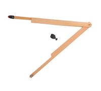 SAFIGLE Compas à Dessin Pédagogique en Bois pour Mathématiques Fonction Double Tableau Blanc et Craie, Outil Robuste pour Enseignement Scolaire et Démonstration