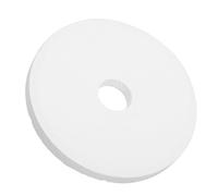 SAFIGLE Disque en Oxyde D'aluminium Blanc avec Trou, Surface Lisse, Réutilisable pour Poterie, Prévention de L'écoulement de Glaçure, Cuisson en Four et Ateliers de Céramique