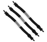 SAFIGLE Jugulaire de Casque Élastique Lot de 3 en Polyester pour Casque de Sécurité avec Sangle Extérieure, Adapté aux Travailleurs du Bâtiment