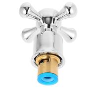 SAFIGLE Poignée De Robinet Croisée 1/2 Pouce Valve Kit Pour Robinet Bain Et Cuisine Style Victorien Facile À Installer Couleur Aléatoire
