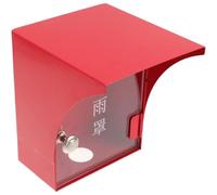 SAFIGLE Protection Pluie pour Alarme Incendie et Gicleur, Coque en Acier Inoxydable et Acrylique, Design Étanche pour Usage Extérieur Facile à Installer