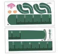 SAFIGLE Sticker Mural Toise Cactus Autocollant Mesure Hauteur Garçon Fille Décoration Chambre Garçon Adhésif Amovible DIY