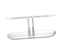 SAFIGLE Support à Pinceaux pour Séchage en Acrylique Transparent de Maquillage Rack Multifonction Minimaliste et Rangement Facile des Pinceaux de Maquillage