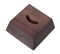 SAFIGLE Support en Bois Marron Surface Lisse et Anti-basculement Base Carrée pour Chausse-pied Protège Rayures pour Placard ou Couloir