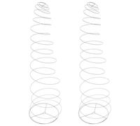 SAFIGLE Tuteur Tomate Spiralé en Acier Inoxydable, Lot de 2 Vert | Support de Jardin pour Plantes Grimpantes, Réutilisable, Solide, Facile à Utiliser, Belle Apparence