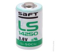 Saft - Pile lithium LS14250 1/2AA 3.6V 1.2Ah P...
