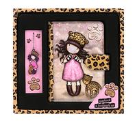 Safta 1086gj03, Ensemble carnet avec Marque-Page Gorjuss « Purrrrfect Love » Unisexe pour Enfants, Multicolore, M
