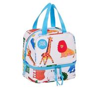 Safta ALGO DE Jaime - Sac à goûter, qualité et résistance maximale, pour Nourriture, Loisirs, goûter et Petit déjeuner, 20 x 15 x 20 cm, Couleur Blanche, Blanc, Estándar, Décontracté