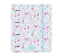 Safta Classeur BLACKFIT8 Cool – 4 anneaux 35 cm, 100 feuilles A4 – Multicolore (27×3,5×32 cm)