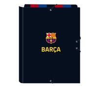 Safta Carpeta Folio con 3 Solapas de F.C. Barcelona 1ª Equipación 22/23, 260x365 mm, Chemise Folio à 3 Rabats par F.C. Kit Domicile Barcelone 22/23, 260x365 mm mixte enfant, Azul marino y granate,