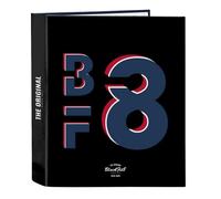 Safta Classeur Blackfit8 Urban – 4 anneaux 35 mm – 27×33×6 cm – Multicolore