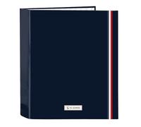 Safta EL GANSO ECLIPSE - Classeur Folio 4 anneaux, idéal pour les enfants de différents âges, confortable et polyvalent, qualité et résistance, 27 x 6 x 33 cm, bleu marine, M, Décontracté