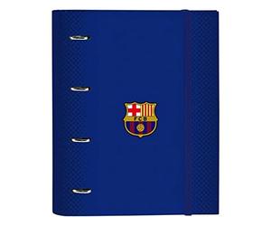 Safta - F.C. Barcelona Classeur 4 anneaux de 30 mm, 270 x 35 x 320 mm (512029666)