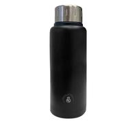 Safta REAL MADRID Bouteille isotherme en acier inoxydable double isolation 6h de boisson chaude et 12h de boisson froide 500 ml Noir, Noir, Estándar, décontracté