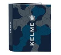 Safta Kelme EPIC Classeur à 4 anneaux, idéal pour les enfants de différents âges, confortable et polyvalent, qualité et résistance, 27 x 6 x 33 cm, bleu marine, M, Décontracté