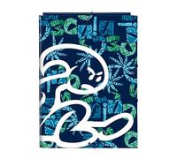 Safta -M068 Chemise en verre avec 3 rabats Idéal pour les enfants de différents âges, confortable et polyvalent, qualité et résistance, 26 x 36,5 cm, couleur bleu marine, standard (512407068)