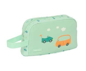 Safta PREESCOLAR CARTES - Porte-petit-déjeuner isotherme en tissu recyclable, qualité et résistance maximale, porte-repas, 21,5 x 6,5 x 12 cm, couleur vert d'eau, Vert d'eau, Estándar, Décontracté