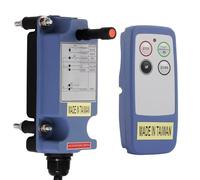 Saga-L4 Mini Télécommande sans fil pour pont roulant grue pour industriel 2 canaux boutons Treuil radio Emetteur et récepteur (1 émetteur+1 récepteur, 220 V AC)