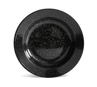 Sagaform Assiette en émail Doris Ø20 cm Noir