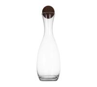 Sagaform Carafe avec boule en liège Nature 1.5 l Transparent-marron foncé