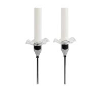 Sagaform Manchette de bougie Viva lot de 2 Transparent