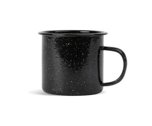 Sagaform Mug émaillé Doris 35 cl Noir