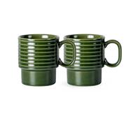 Sagaform Mugs à café Coffee & More lot de 2 Vert