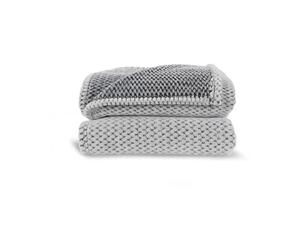 Sagaform Plaid en polaire Anni 130x170 cm Gris