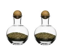 Sagaform Salière et poivrière Nature lot de 2