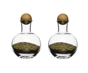 Sagaform Salière et poivrière Nature lot de 2