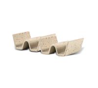 Sagaform Support pour tacos Ditte Lot de 2 Beige-bordeaux