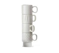 Sagaform Tasse à espresso Coffee & More. lot de 4 Blanc