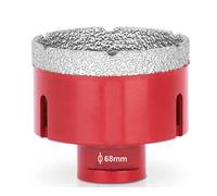 SagaSave 1 scie-cloche M14 de 68 mm pour revêtement diamant - Longue durée de vie - Pour verre, céramique, carrelage, marbre, céramique, bouteilles, etc