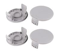 SagaSave Capuchons de Bobine de Débroussailleuse, 4 Pièces Capuchons de Couvercle de Bobine de Rechange, Compatibles avec Ryobi One+ AC14RL3A et Ryobi AC14HCA One+ Débroussailleuse Sans Fil
