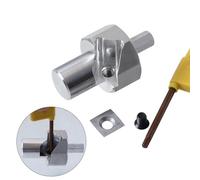 SageFurned Adaptateur de guidage de perçage vertical en alliage d'aluminium - Jeu de fraises avec buses de 19 mm et 20 mm pour des projets précis du bois
