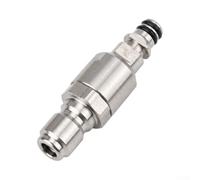 SageFurned Adaptateur Haute Pression 3/8 Pouces Connecteur Rapide Acier Inoxydable pour Karcher Extension Tuyau Arrosage Nettoyage Extérieur Kit Complet(A)