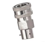 SageFurned Adaptateur Haute Pression 3/8 Pouces Connecteur Rapide Acier Inoxydable pour Karcher Extension Tuyau Arrosage Nettoyage Extérieur Kit Complet(B)