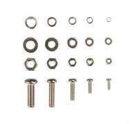 SageFurned Assortiment de boulons à six pans creux métriques M3-M6, kit de rondelles d'écrous en acier inoxydable 304, kit de matériel anti-corrosion pour projets d'ingénierie professionnels (700