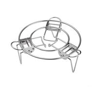 SageFurned Grille de cuisson vapeur réglable en acier inoxydable de 16 à 24 cm, très résistante de qualité 304 avec pieds pliables pour autocuiseur, casserole et poêle