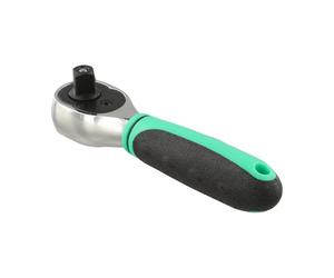SageFurned liquet 72 dents commutable 1 4 3 8 1 2 pouces en acier Cr-V avec bouton de changement rapide et poignée ergonomique Vert
