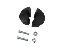 SageFurned Lot de 2 bobines de tuyau avec butée à bille réglable, kit d'interrupteur de fin de course avec vis et écrous pour tuyau rétractable automatique, noir