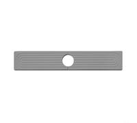 SageFurned Lot de 2 tapis d'évier en diatomite de 40 cm, plateau de protection à séchage rapide pour cuisine et salle de bain, organiseur absorbant pour savon, éponge, tasse (gris)