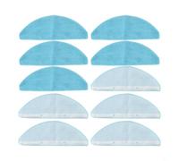 SageFurned Lot de 4 chiffons de nettoyage en microfibre pour Cecotec 7490, 7490 et robots, non pelucheux, haute absorption, bleu (lot de 10)