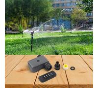 SageFurned Minuteur d'irrigation avec télécommande, contrôleur d'arrosage de jardin étanche IP55, 6 modes automatiques 5 à 120 minutes, gestionnaire de valve d'extérieur en ABS pour pelouse