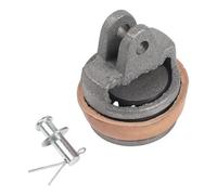 SageFurned Piston pour pompe à manivelle de jardin type 75, en fonte grise, avec joint en cuir et boulons de fixation, pièce de rechange compatible pour pompes manuelles, 90 mm