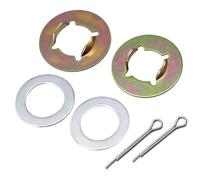 SageFurned Roue avant pour kit de lave-glace 714-0162 736-04228B - Tondeuses, avec rondelles de butée et goupilles fendues