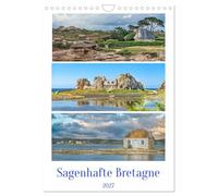 Sagenhafte Bretagne (Wandkalender 2027 DIN A4 hoch), CALVENDO Monatskalender: Die Bretagne ist eine Region im Westen Frankreichs mit vier Départements