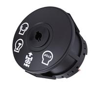Sahgsa Interrupteur D'allumage de Remplacement pour Tondeuses Autoportées, Interrupteur de Démarrage Durable à 4 Positions pour 155C L100 L105 L107 L110 L120 L130 G110 LY18, Plastique Noir, 1 Jeu