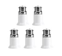 Sahgsa Lot de 5 adaptateurs de lampe B22 mâle vers E27 femelle